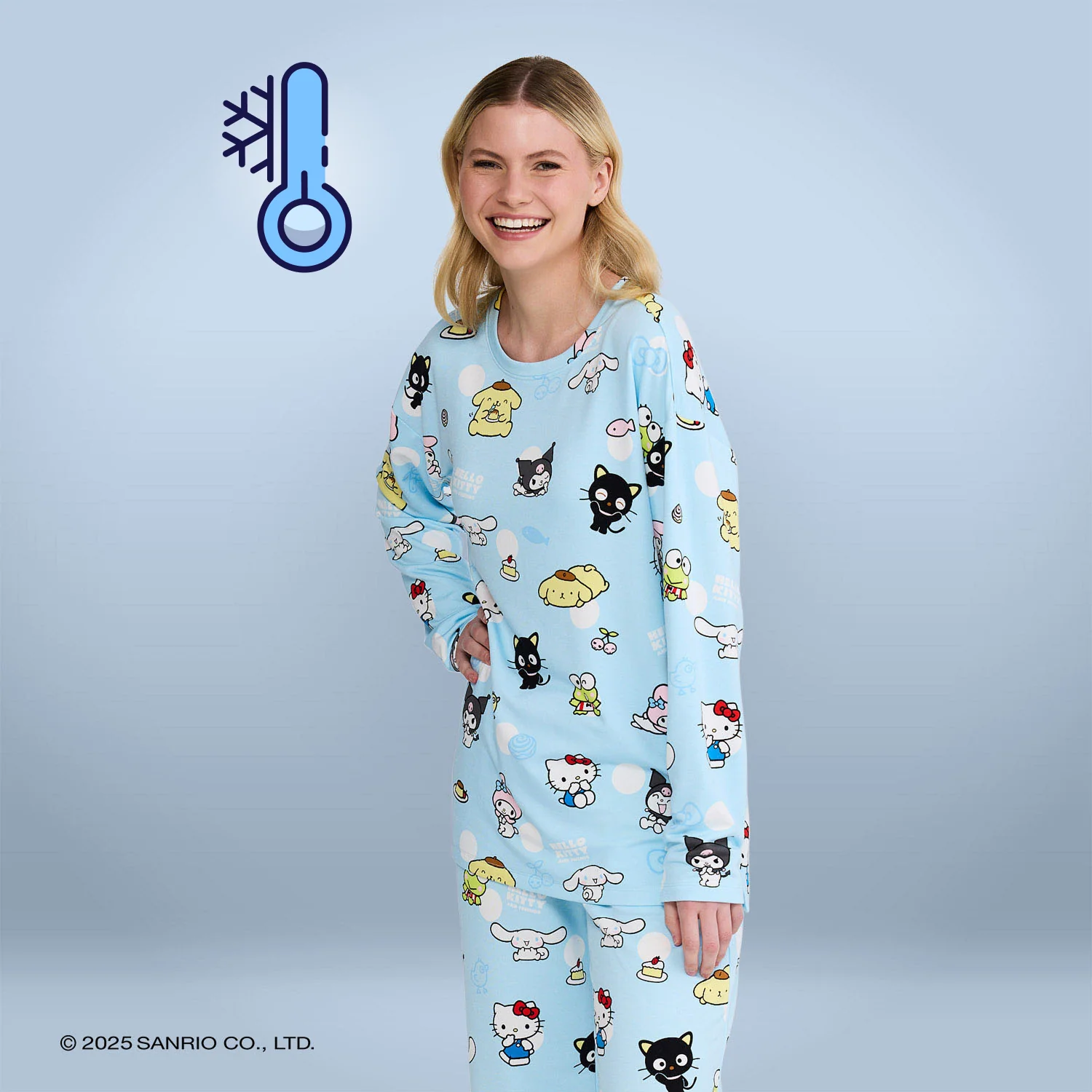 Cooling Long Sleeve PJ Top