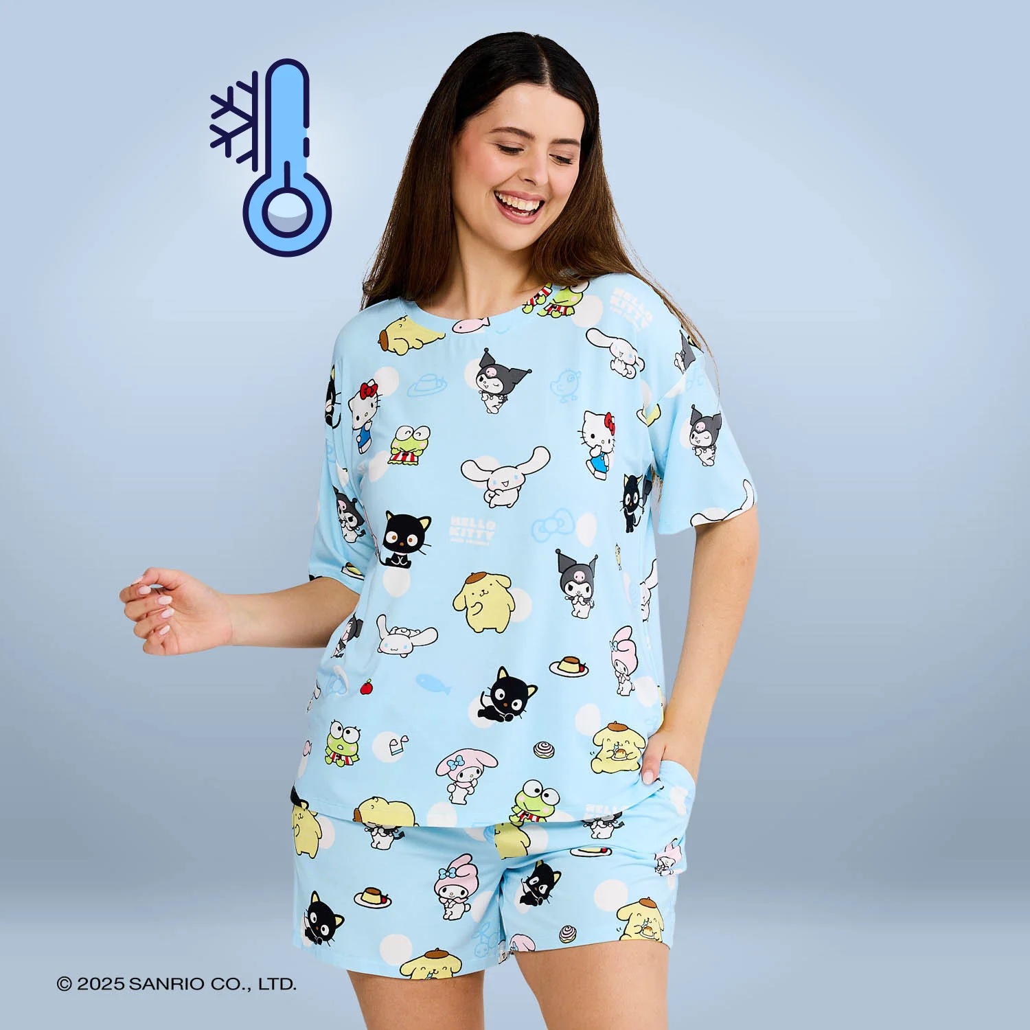 Cooling Short Sleeve PJ Top